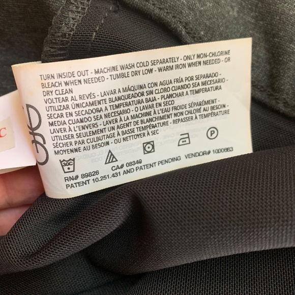 Anne Klein Charcoal Gray Pull-On Pants - Women's XXL - Sleek & Comfortable - Picture 4 of 8